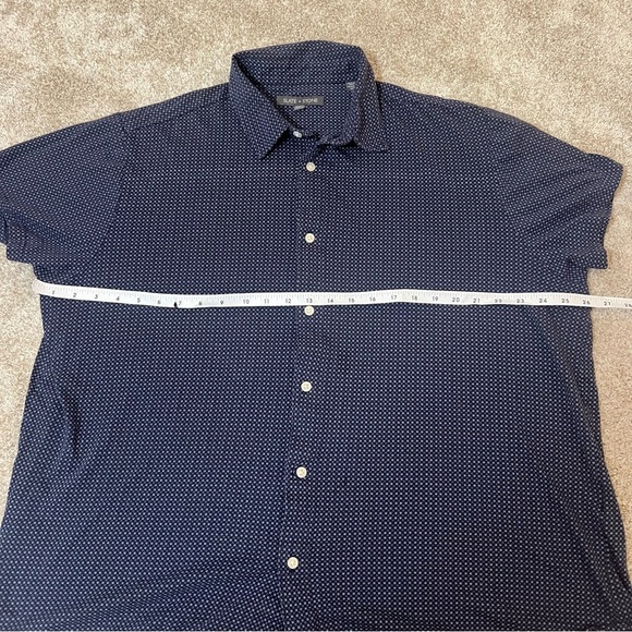 Slate & Stone Blue Casual Button Down Shirt 100% Cotton - Picture 7 of 8